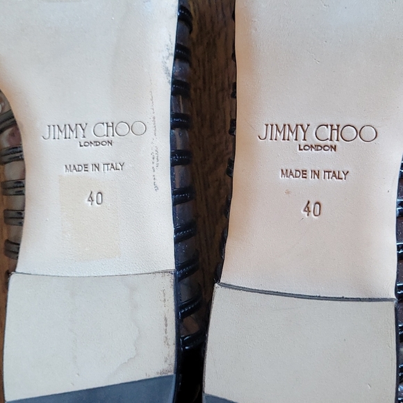 JIMMY CHOO ROMY PATENT LEATHER FLATS! - Picture 15 of 16